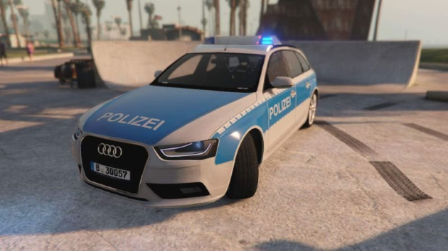 Audi A4 Polizei Berlin