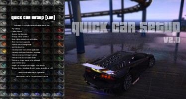 Quick Car Setup