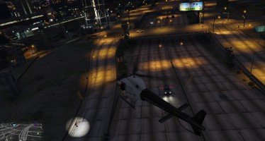 Simple Police Searchlight - активация прожектора на верталете