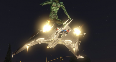 Green Goblin Glider and Powers Script для GTA 5