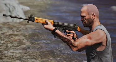 FN-FAL Wood Furniture для GTA 5