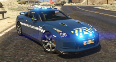 Nissan GTR French Gendarmerie для GTA 5
