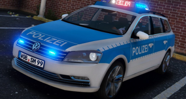 Моды для GTA 5 Volkswagen Passat B7 Polizei Wolfsburg