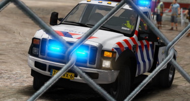 Моды для GTA 5 Ford F550 Dutch Police Towtruck