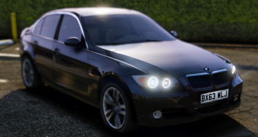 Моды для GTA 5 Unmarked BMW 330d Saloon