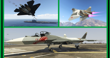 Моды для GTA 5 Sukhoi PAK FA / T-50