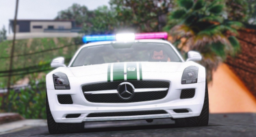 Моды для GTA 5 Mercedes-Benz SLS AMG Dubai Police