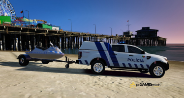 Моды для GTA 5 Portuguese Public Security Police JetSki + Trailer