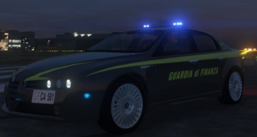 Моды для GTA 5 Alfa Romeo 159 Guardia di Finanza