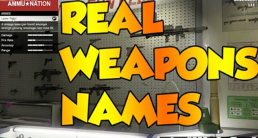 Real Weapon Names