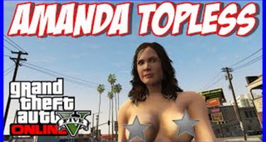 Topless Amanda De Santa