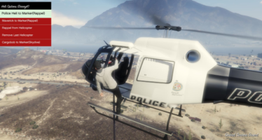 Airtaxi Helicopter Rappel