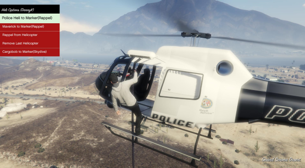 Airtaxi + Helicopter Rappel