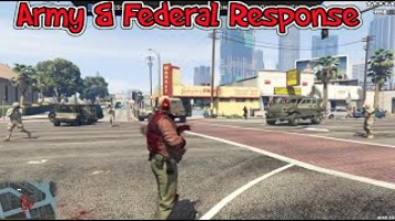 Army and Federal Response