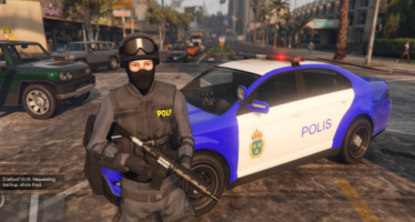 Swedish Police Car