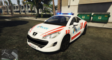 Peugeot RCZ police swiss