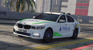 Police BMW 540i