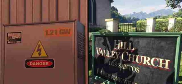 Отсылка на фильм Назад в будущее в GTA 5