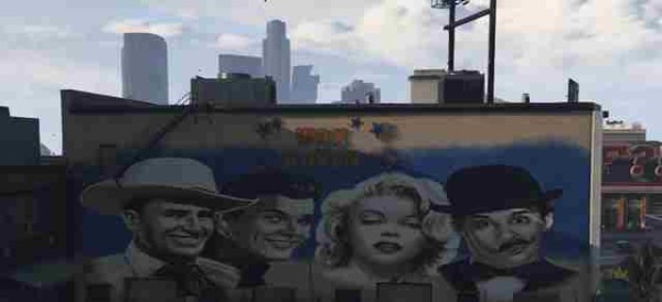 Стена музея восковых фигур