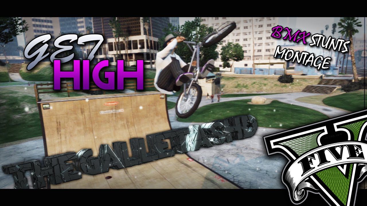 GTA V трюки на BMX
