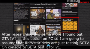 Cекретный комплект разработчика и Social Club TV для GTA 5, утечка