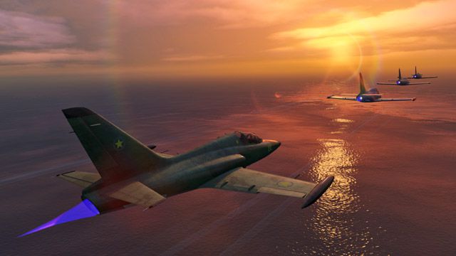 Полет в строю в GTA Online