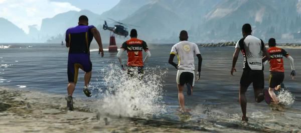 Франклин участвует в триатлоне