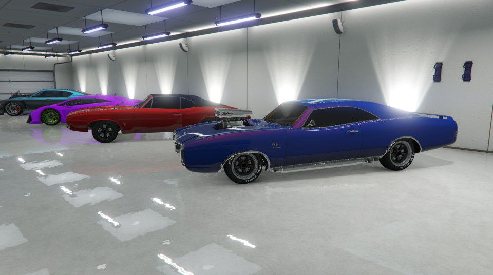 Пустой гараж после переноса персонажа GTA Online