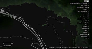 Гора Гордо пейот GTA 5