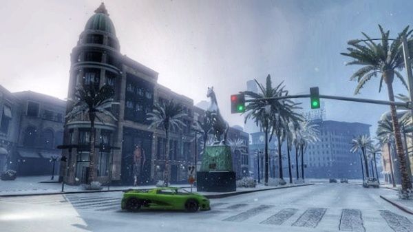 GTA Online снег