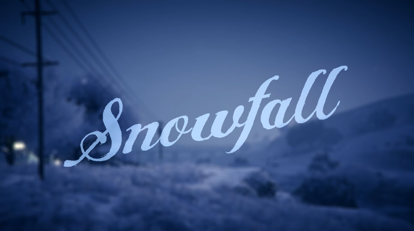 Неофициальный трейлер GTA Online на некст-ген консолях «Снегопад» или «Snowfall» от Ferino Design