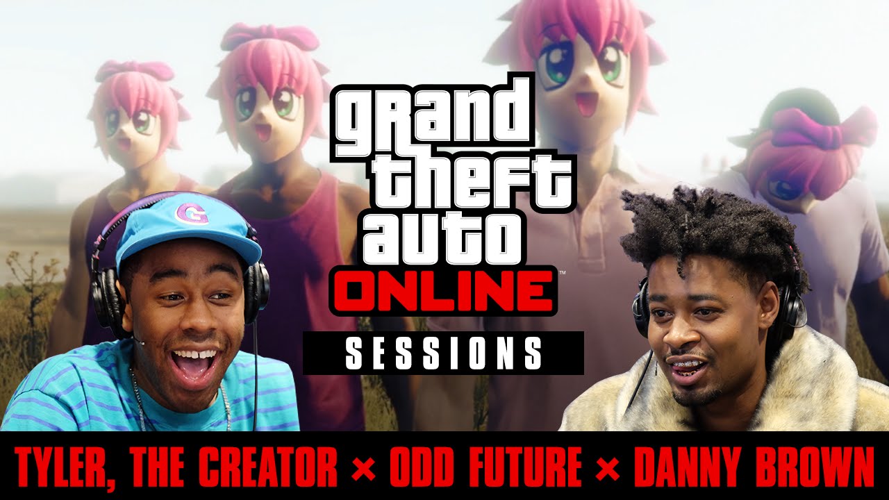 Смотрите последний эпизод из серии “Сессии GTA Online” с участием Tyler the Creator, Odd Future и Danny Brown