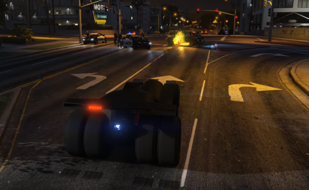 GTA 5 Online: Машина Бэтмена