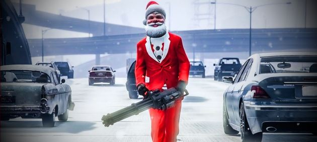 Выпал снег в Grand Theft Auto Online, игра в снежки и новогодние бонусы