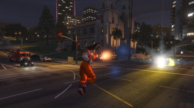 Благодаря этому потрясающему моду в GTA 5 приходит Dragon Ball