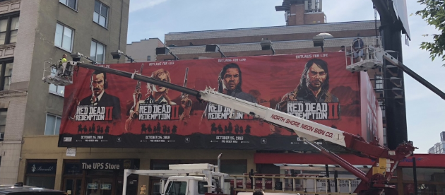 Потрясающий билборд с Джоном Марстоном