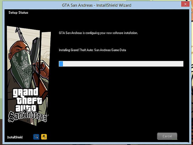 Ustanovka GTA San Andreas 