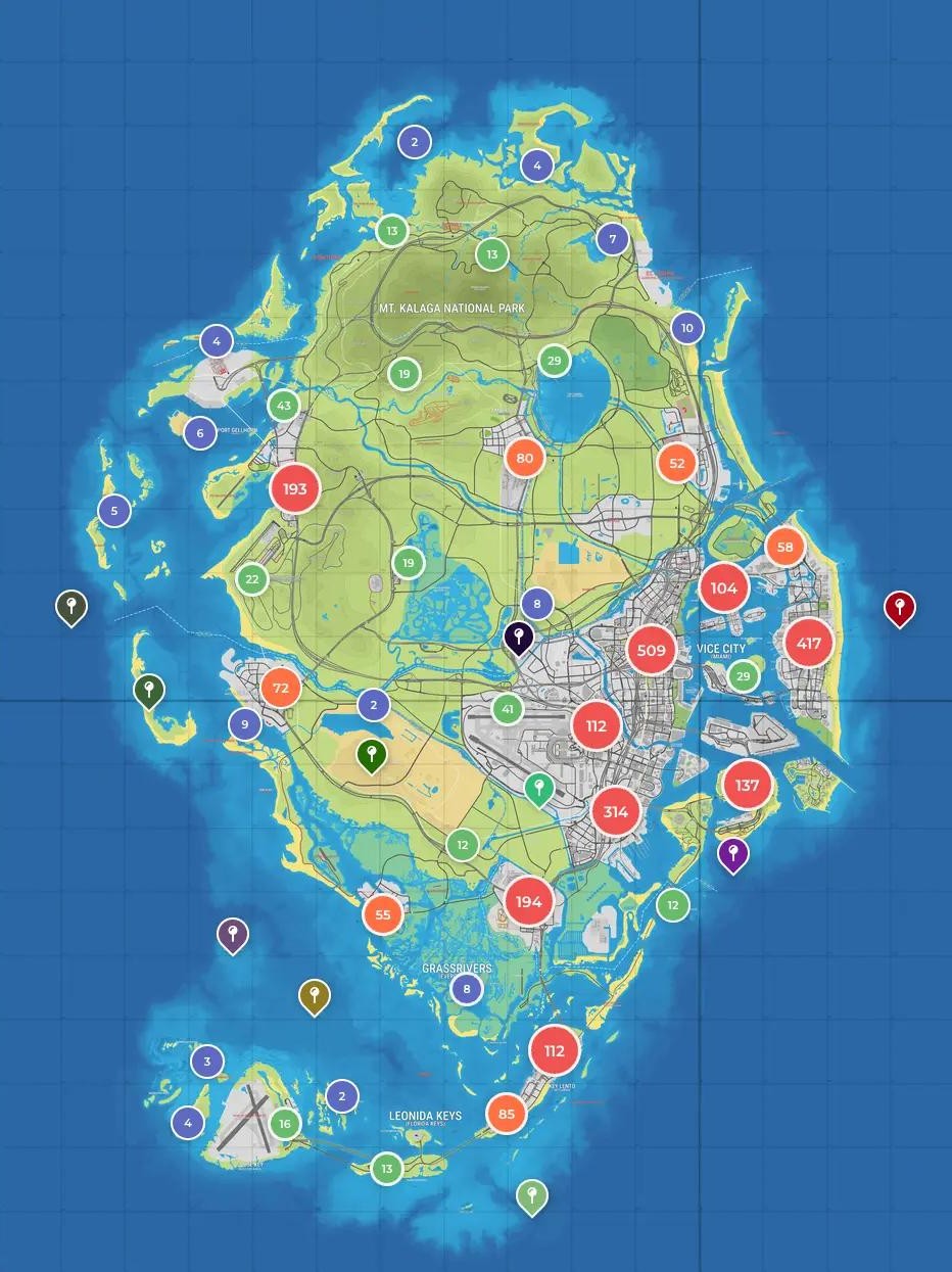 GTA 6 — фанатская карта Леониды