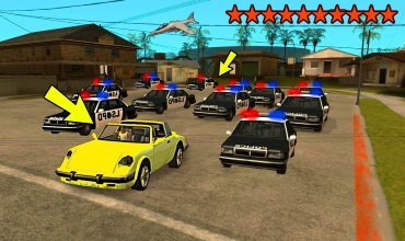 Самая большая погоня от копов в GTA San Andreas