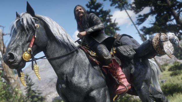 Стрейхорн красной расцветки в RDR Online Легендарный преступник по прозвищу Волк