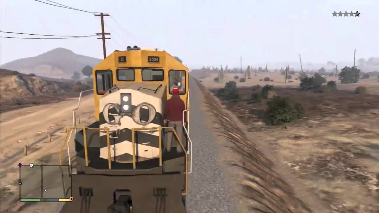 Угнать поезд в GTA 5